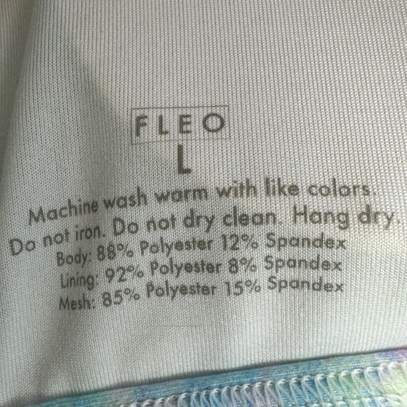 🎯NWT Fleo Cami Sports Bra Cloud Wish Size Large - Picture 7 of 9